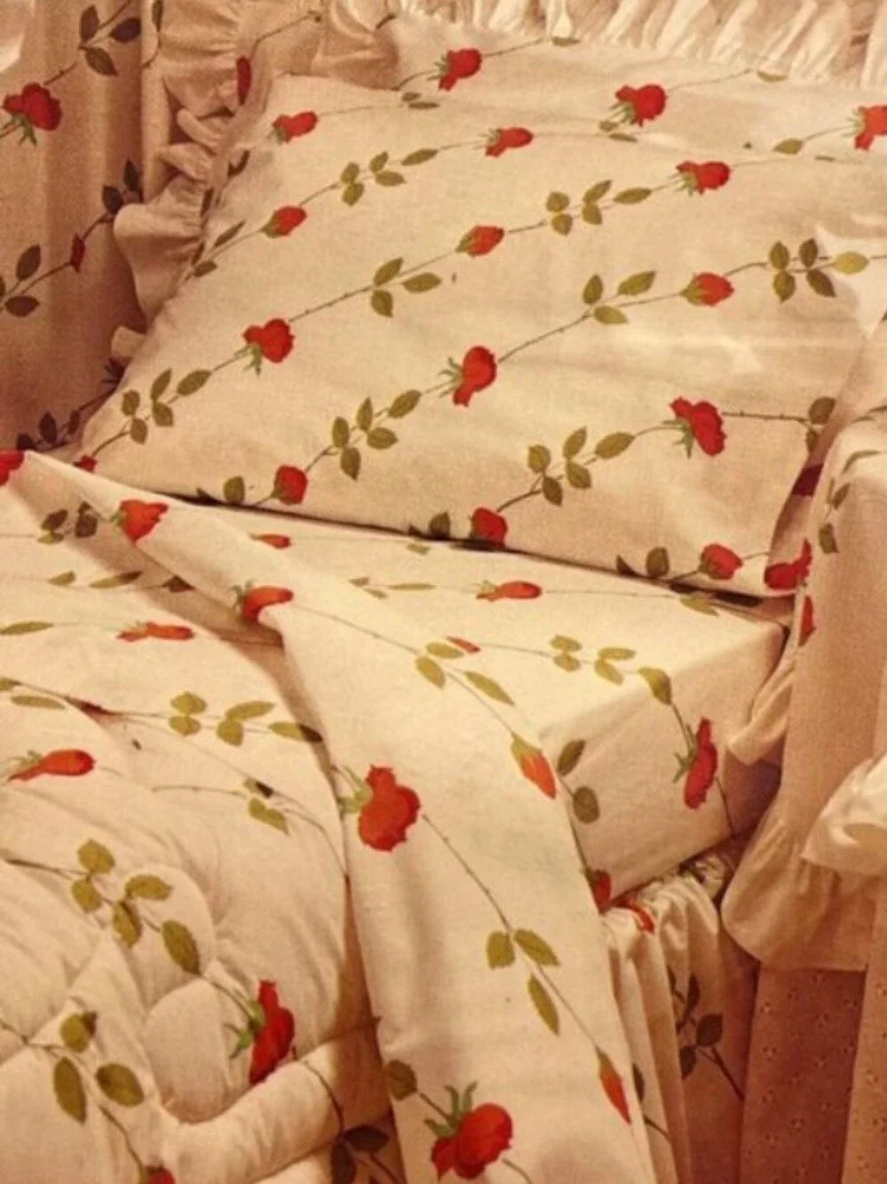 Vintage Christian Dior x Wamsutta UltraCale King Flat + Fitted Sheet